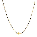 18K STAINLESS STEEL TARNISH FREE CROSS NECKLACE
