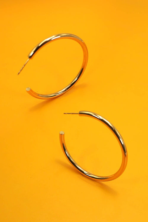 18K Stainless Steel Tarnish Free Waterproof Hoop