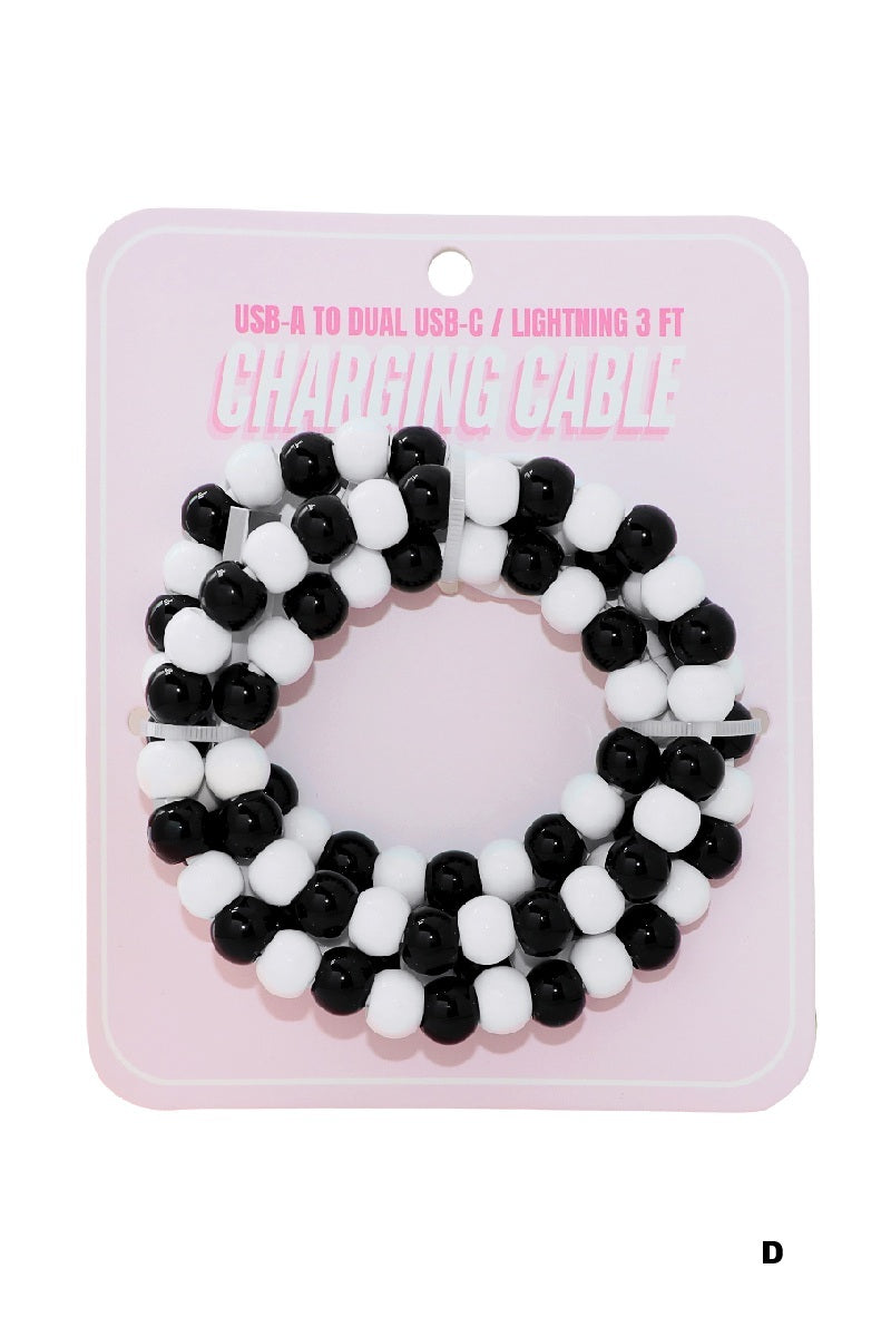 Beaded Phone Charger