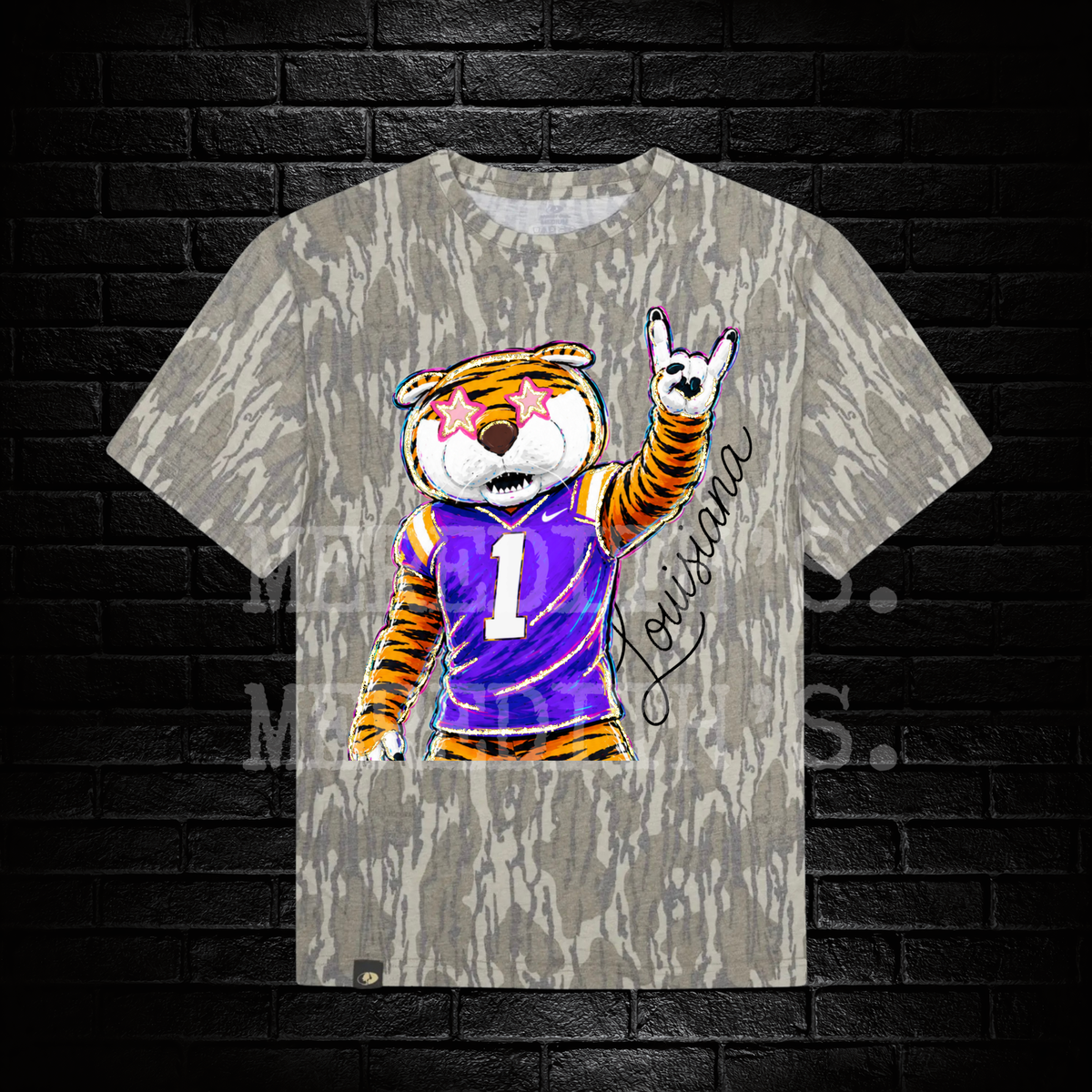 Rockin’ Delulu Louisiana Mascot