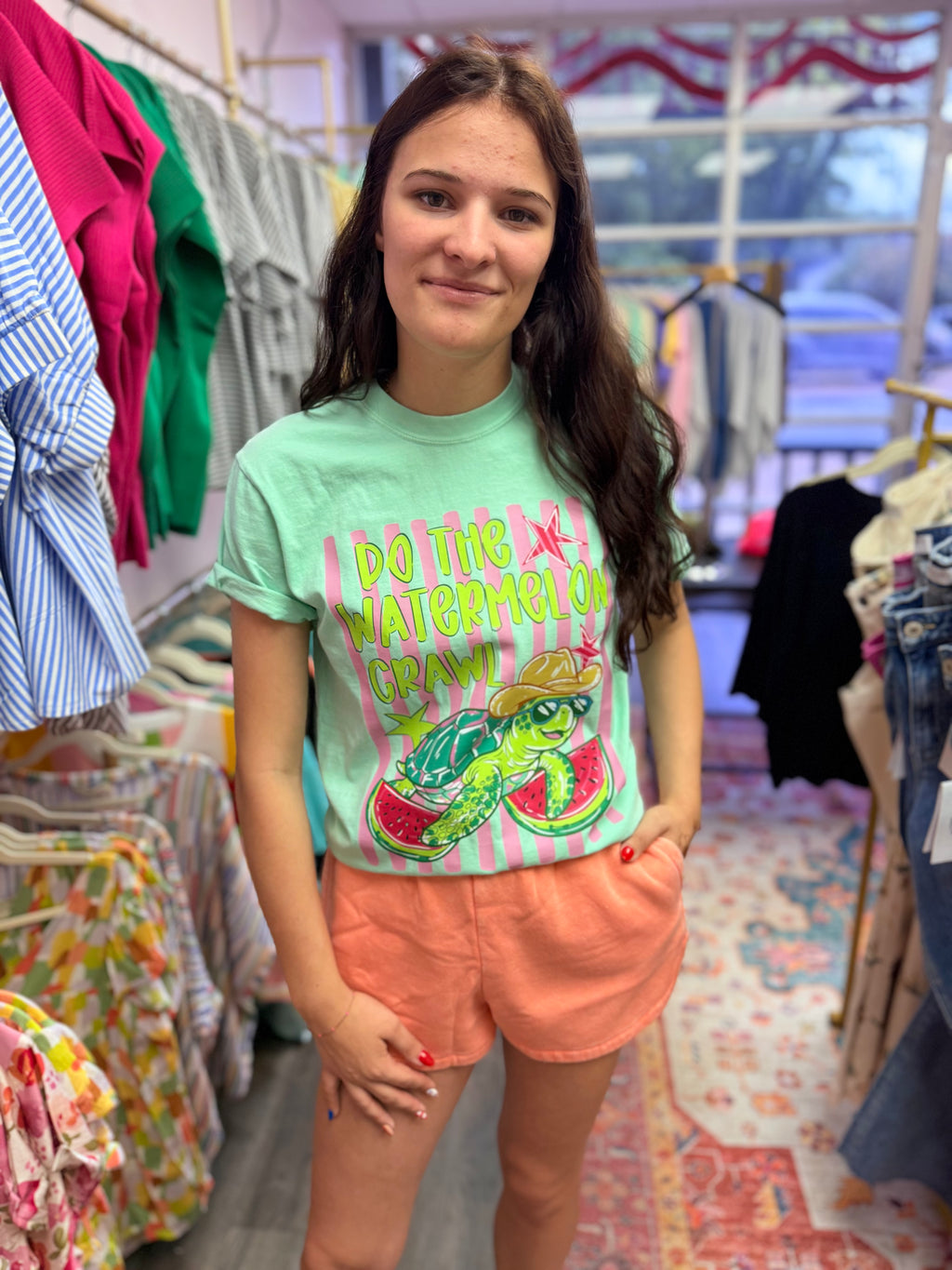 Watermelon Crawl Tee