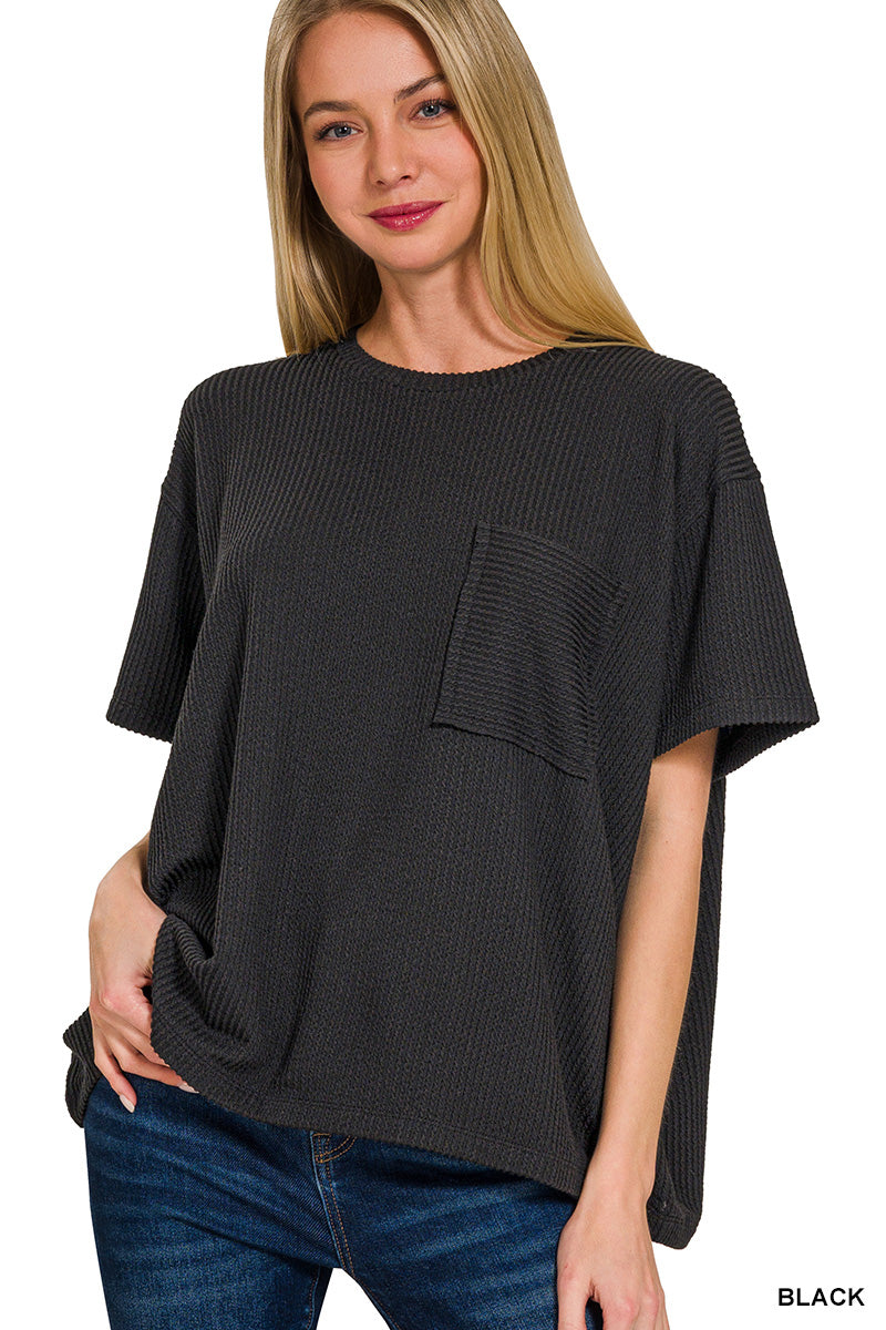 Backseat Summer Ribbed Top