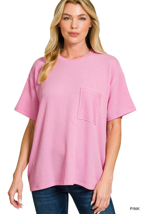 Backseat Summer Ribbed Top