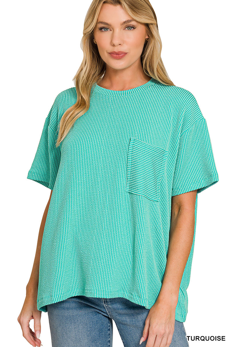 Backseat Summer Ribbed Top