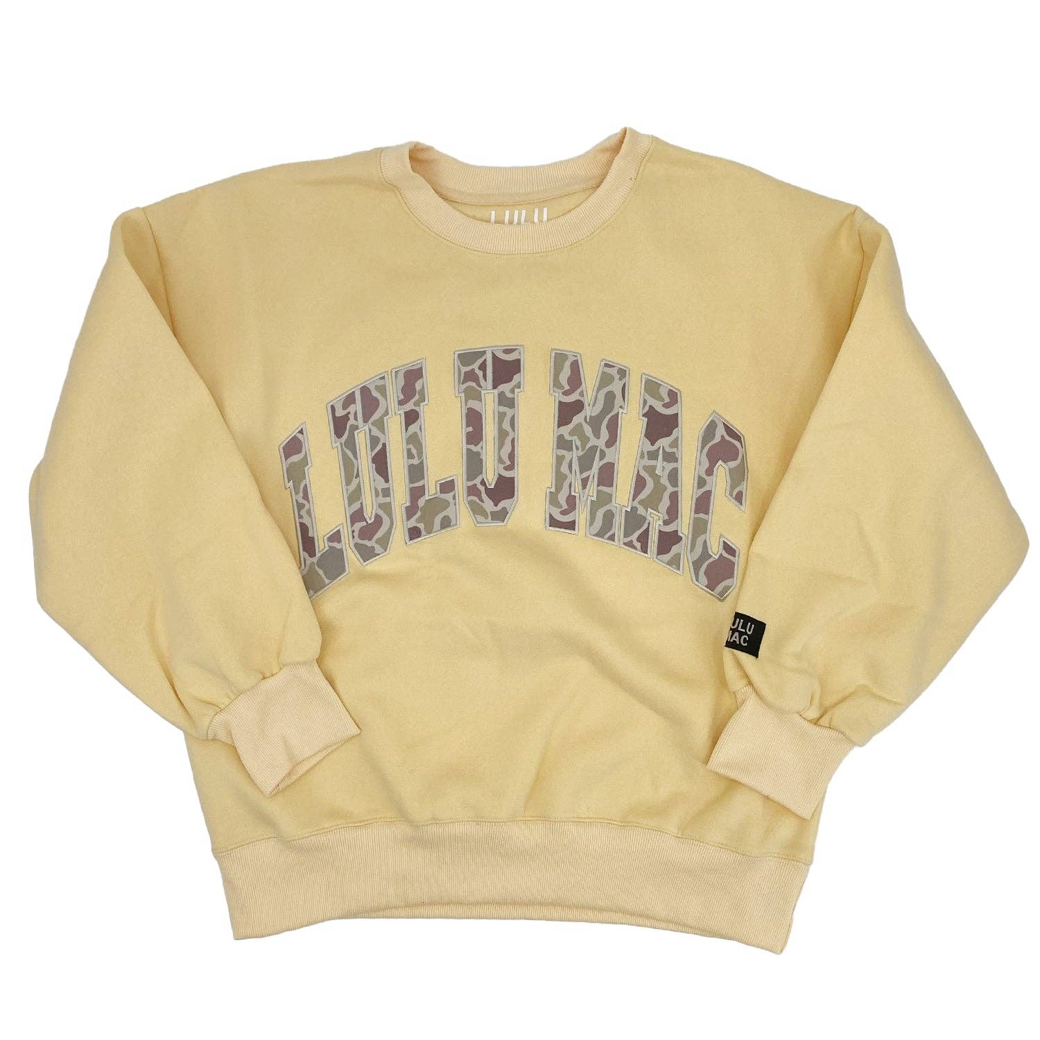 Butter/Camo LULUMAC Sweatshirt